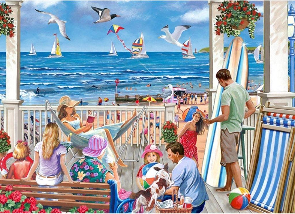 House of Puzzles Puzzle - 1000 Teile - All On Deck maritim Produktbild 