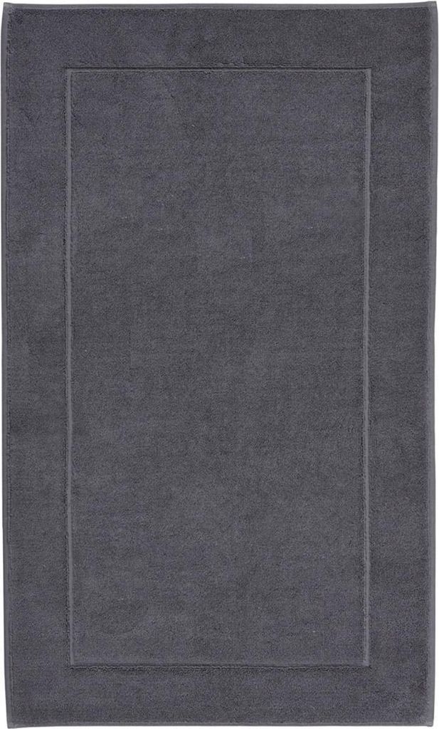Badematte - 70 x 120 cm - Graphit - ägyptische Baumwolle