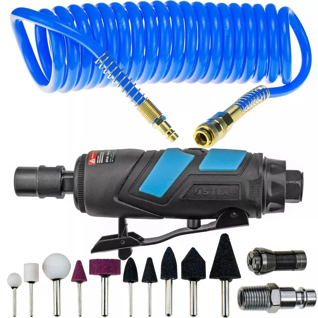 Ponceuse pneumatique droite STT-R1 STIX : Kit anti-vibration tuyau 5m