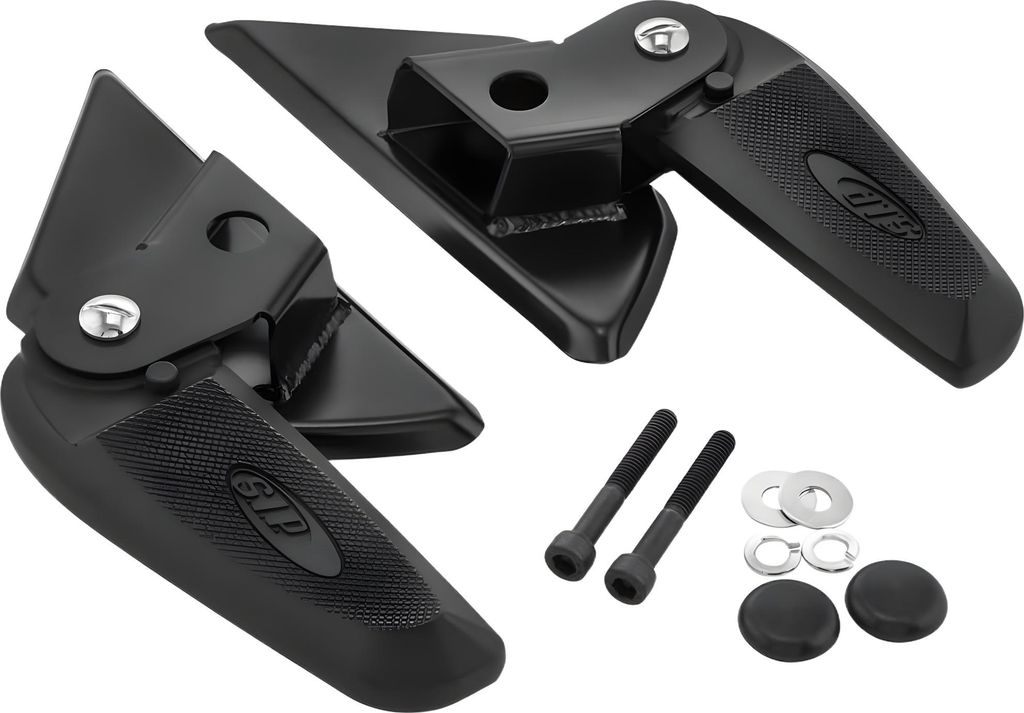 Fußrasten SIP Style Aluminium klappbar schwarz für Vespa LX, LXV, S 50-150ccm