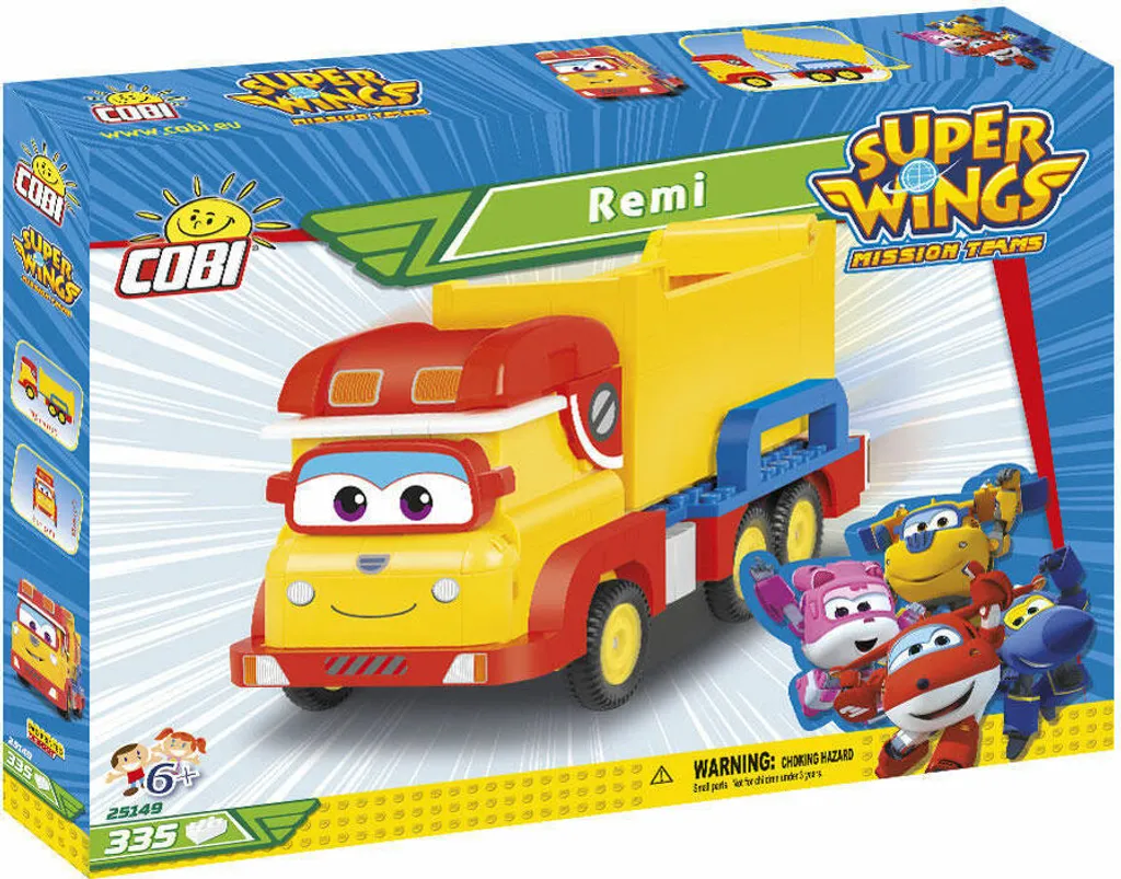Cobi 25149 Remi Super Wings 335 briques pour éviter l'ennui des enfants