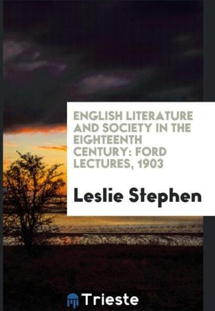 English Literature and Society in the Eighteenth Century