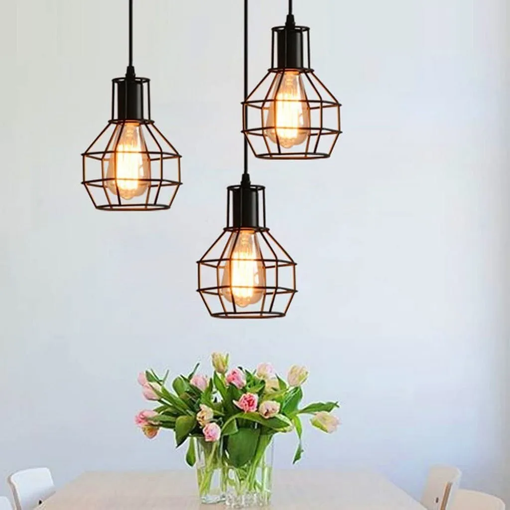 Suspension Industrielle Noire MK021-B : Éclairage Robuste et Durable