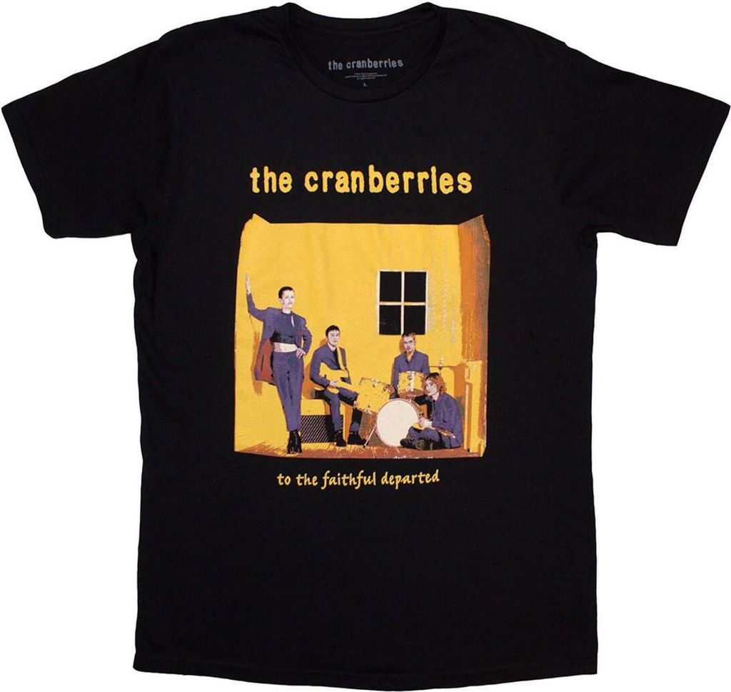 The Cranberries - "Faithfully Departed" T-Shirt für Herren/Damen Uni RO13035 (XL) (Schwarz)