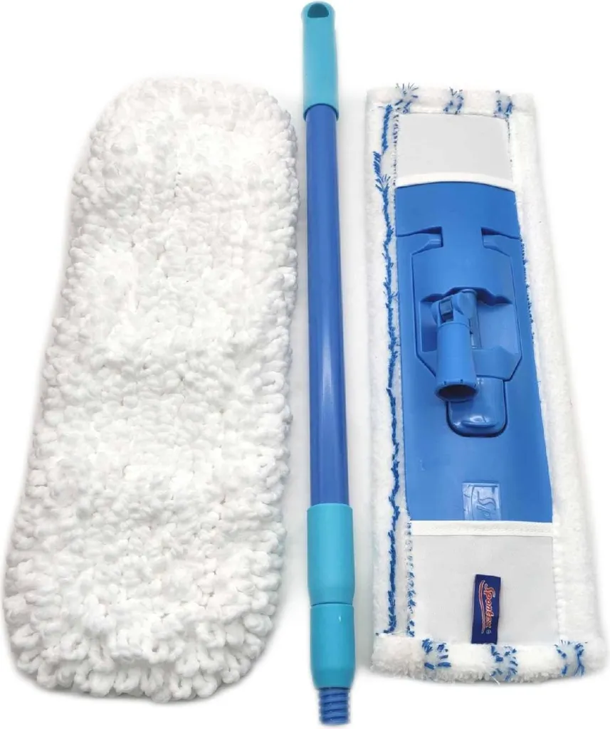 Balai Microfibre Polyvalent Spontex Mop Extra Plat Nettoyage Facile