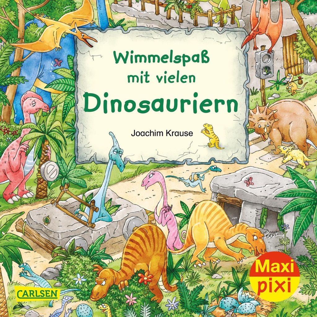 Krause, J: Maxi Pixi 337: Wimmelspaß mit vielen Dinosauriern