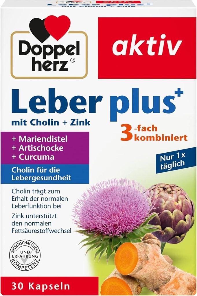 Doppelherz Leber plus Kapseln, 30 St. Kapseln Produktbild 
