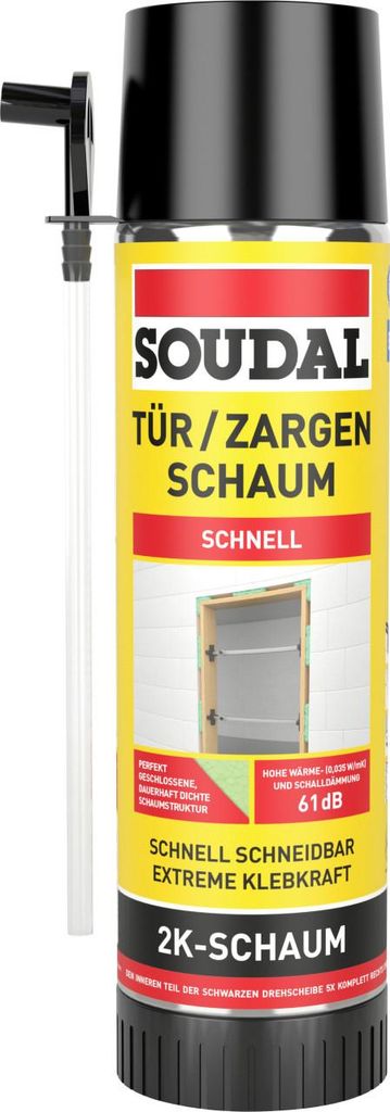 Soudal 2K Zargenschaum B2 hellgrün 400 ml Produktbild 
