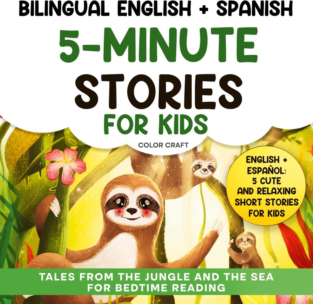 Bilingual 5-Minute Stories For Kids