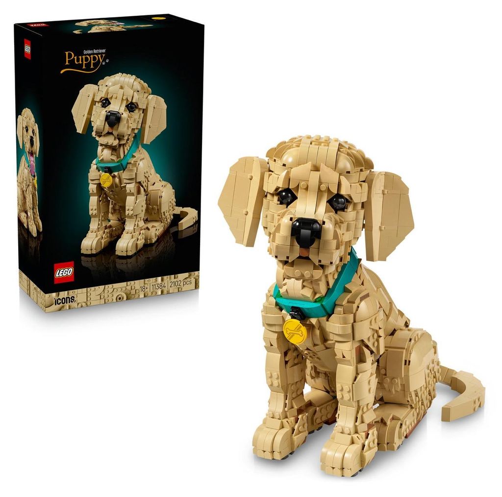 LEGO ICONS 11384 Šteňa zlatého retrievera Obrázok produktu 