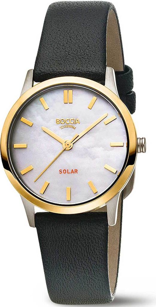 Boccia Damen Armbanduhr Solar 3363-02 Titan bicolor Produktbild 