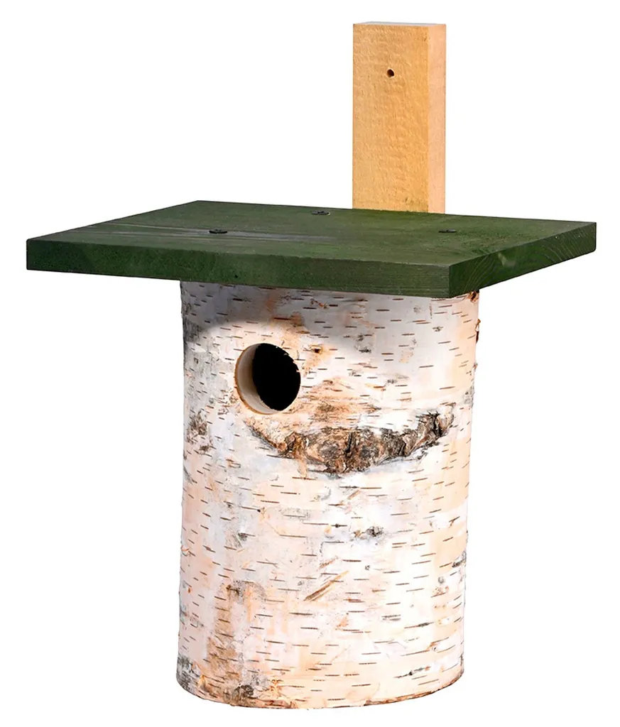 Protégez les Mésanges avec le Nichoir Bouleau BURI en Bois Naturel x6