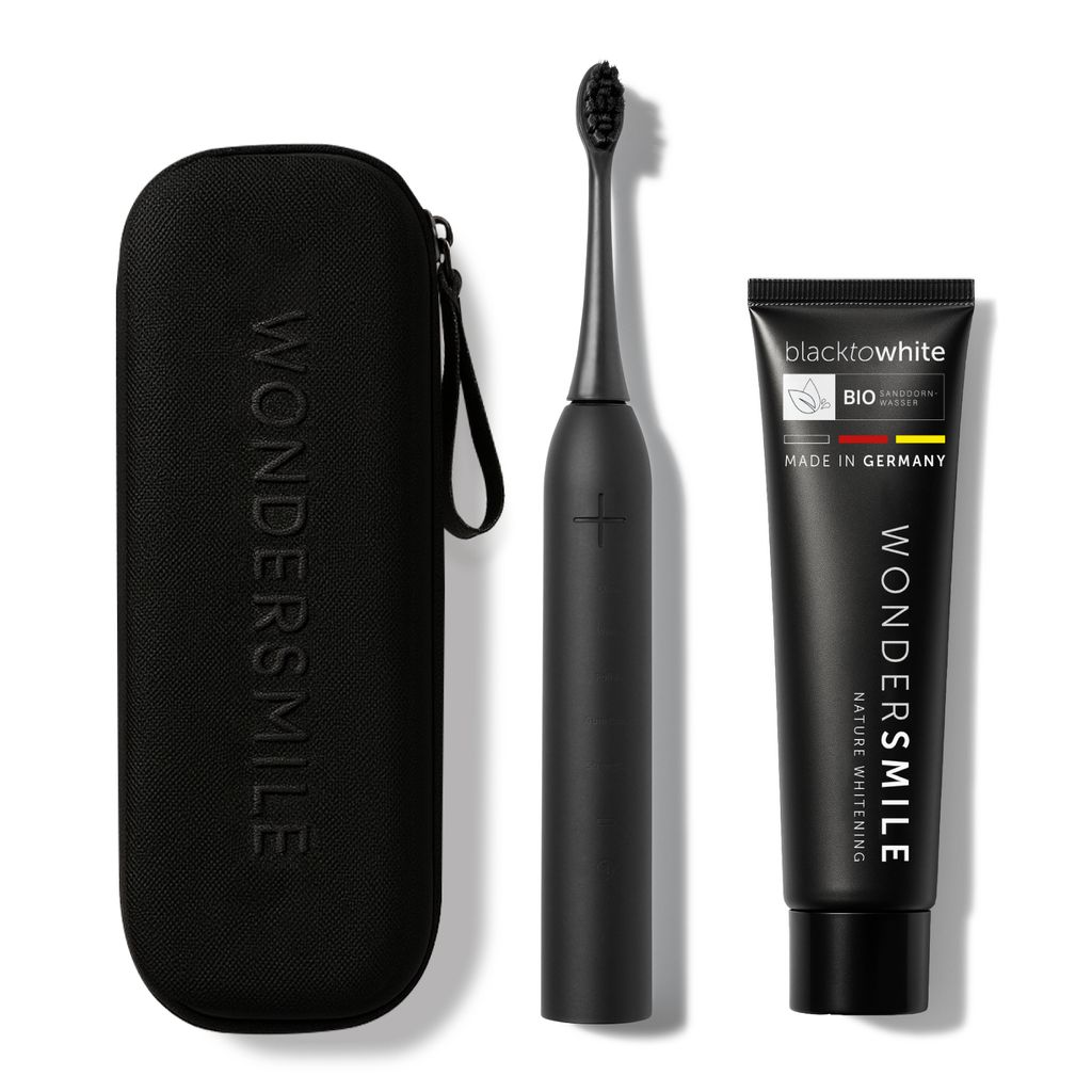 Wondersmile Travel Care Bundle Black - 100 Tage risikofrei testen