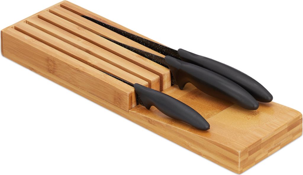 Bambusowy organizer na noże RD8871, 39 cm Zdjęcie produktu 