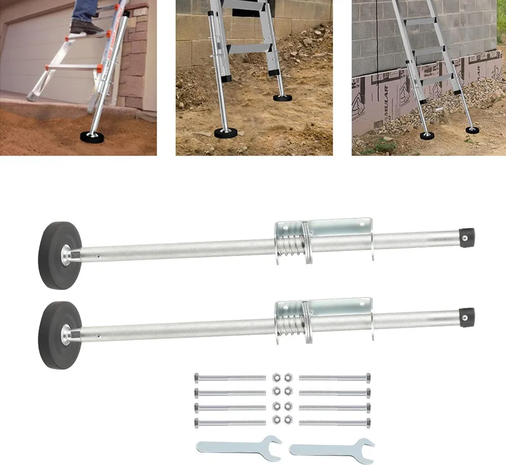 Solution de mise à niveau pour échelle sur terrain en pente et mou - 2