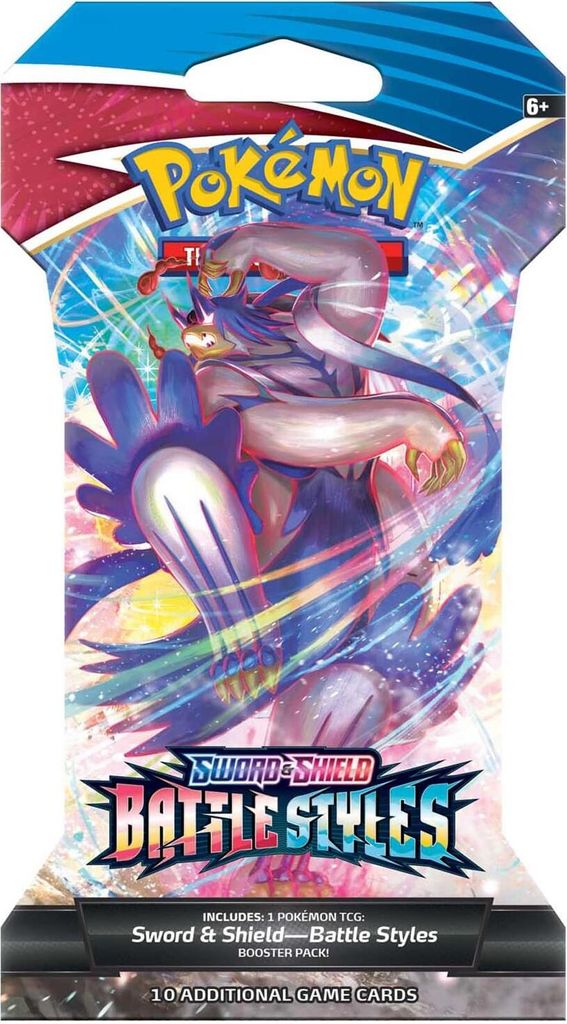 A Pokemon Sword & Shield Battle Styles booster pack.