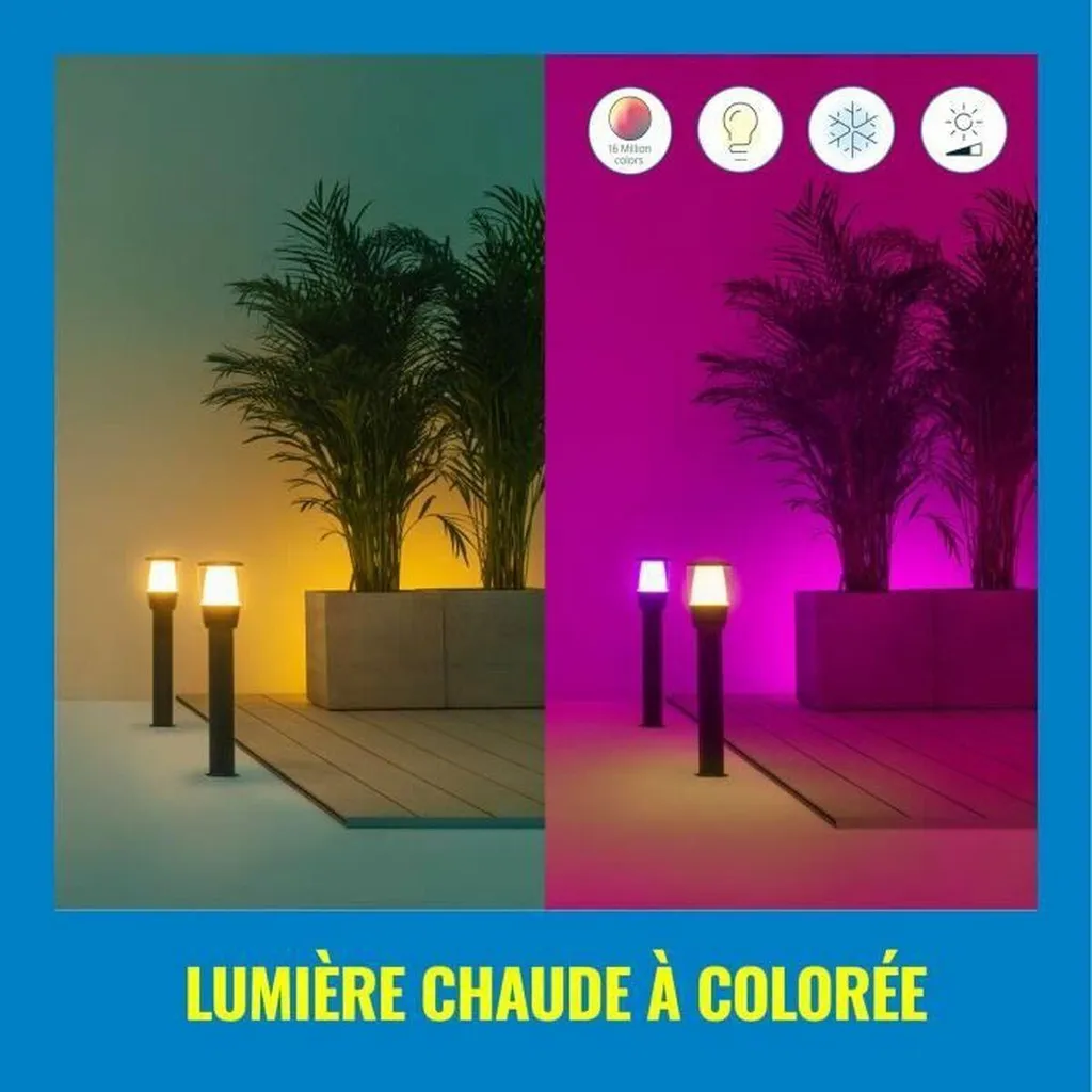 Lampada solare Wiz Elpas nera 400 lm - 3