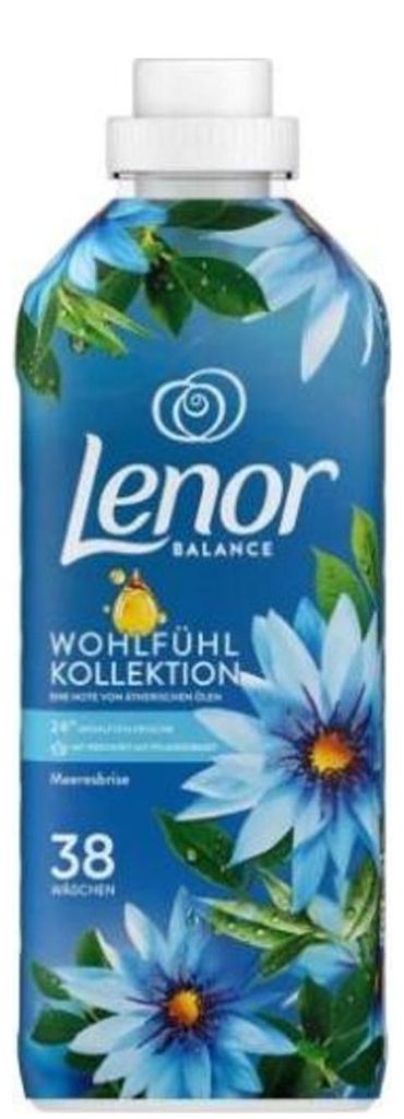 Lenor Weichspüler Meeresbrise 950 ml 38 sc Produktbild 