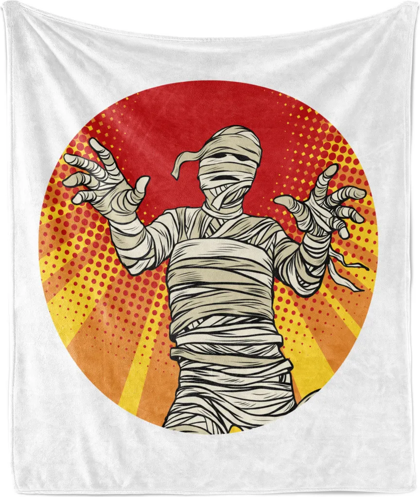 Plaid Morbido Halloween 175x230 cm ABAKUHAUS Mummia Egizia