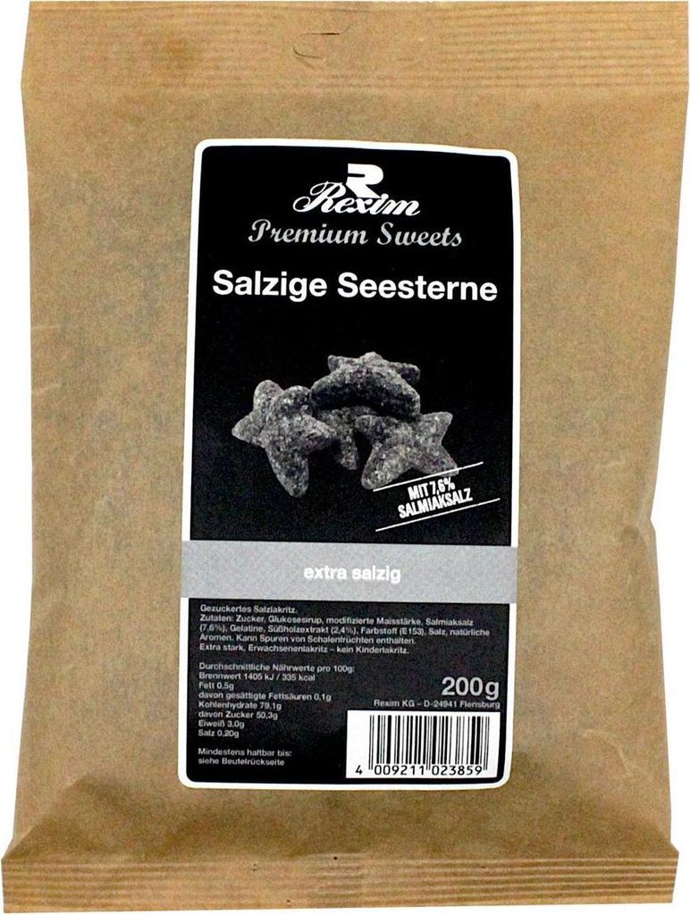 Rexim Premium Sweets Salzige Seesterne 200g Produktbild 