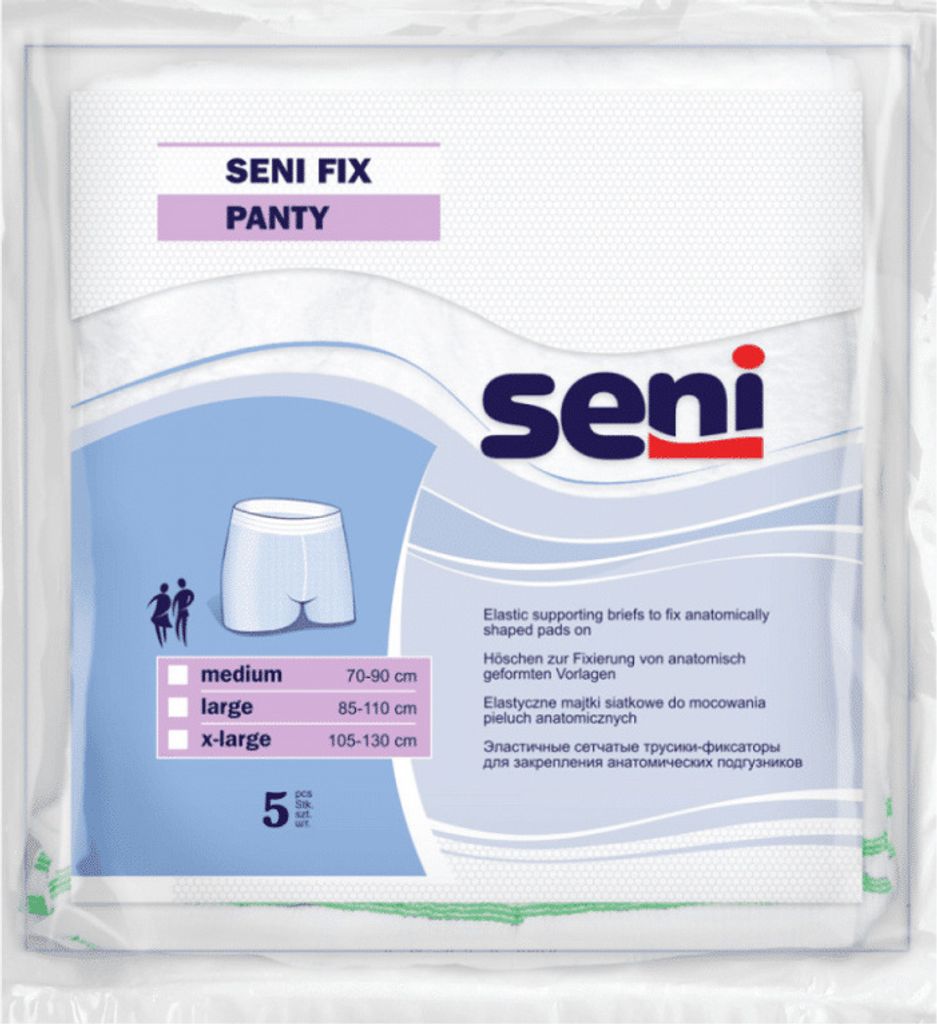 Seni Fix Panty Pantaloni a pinocchietto L 5 pz Immagine del prodotto 