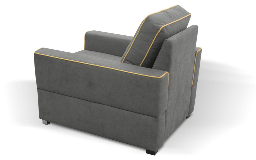 Sofa 1 Sitzer Couch Designer Textil Sofas Polster Neu Moderner Sessel Fernseh