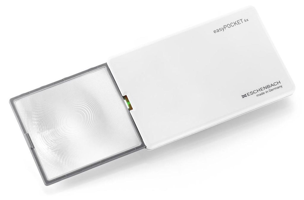 Eschenbach 152133  easyPOCKET Farbe: Weiß, Vergrößerung: 6X Produktbild 