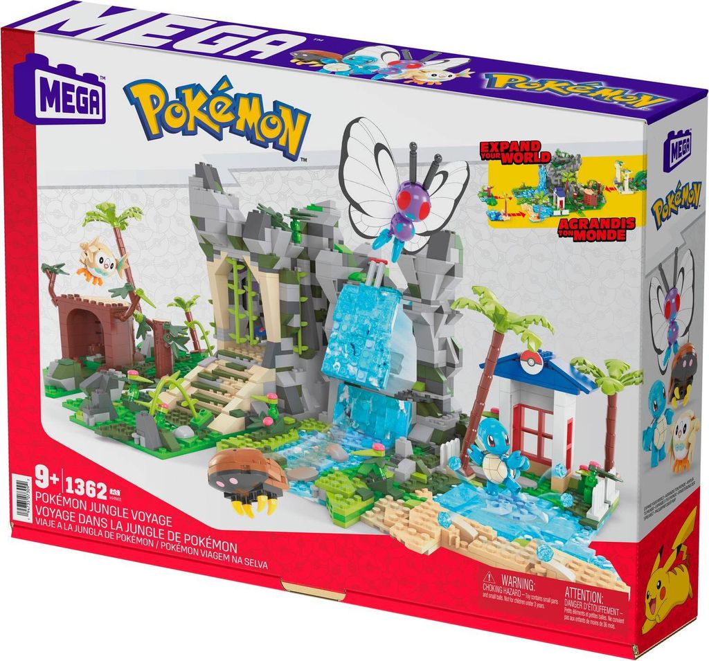 Mega Bloks Pokemon Velké dobrodružství v džungli Hhn61 Pud3 Obrázek produktu 13