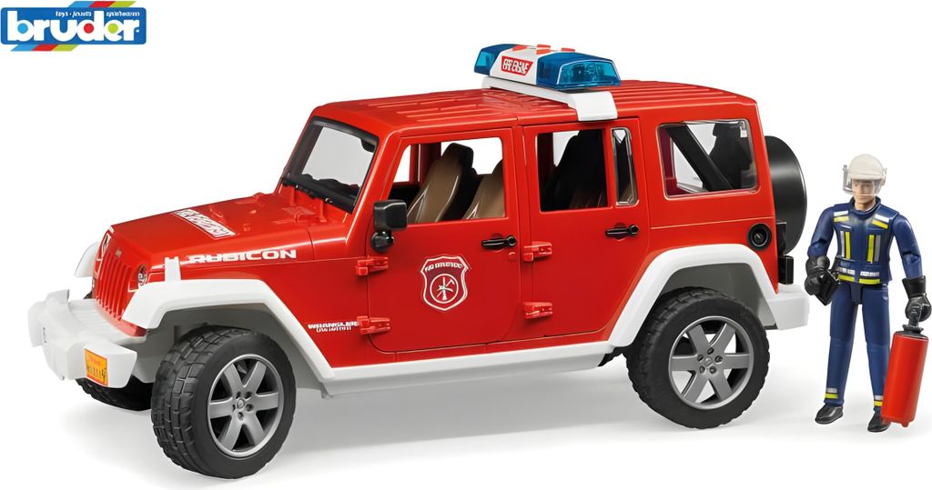 Bruder 02528 Jeep Wrangler Unlimited Rubicon hasičské auto Obrázok produktu 