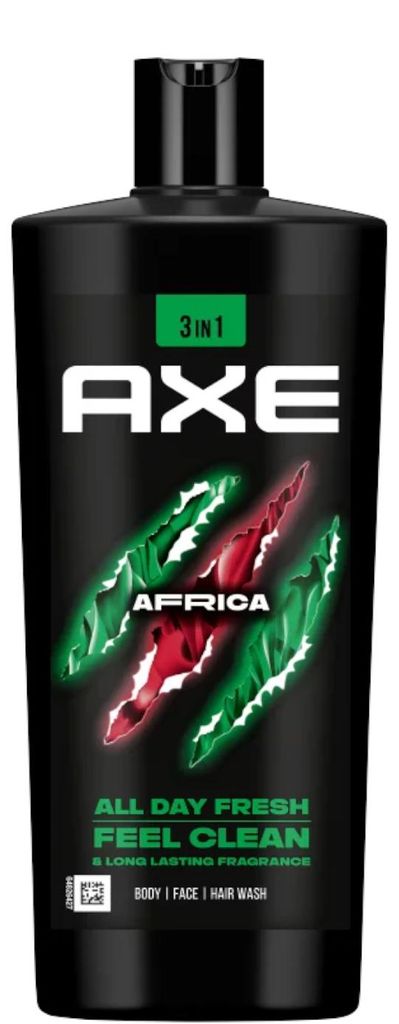 AXE Sprchový gel XXL Africa 0,7L 3v1 Šampon na mytí vlasů Obrázek produktu 