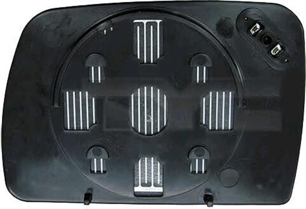 TYC Spiegelglas Außenspiegel Links für BMW X5 (E53) Asphärisch Getönt Beheizbar 303-0126-1