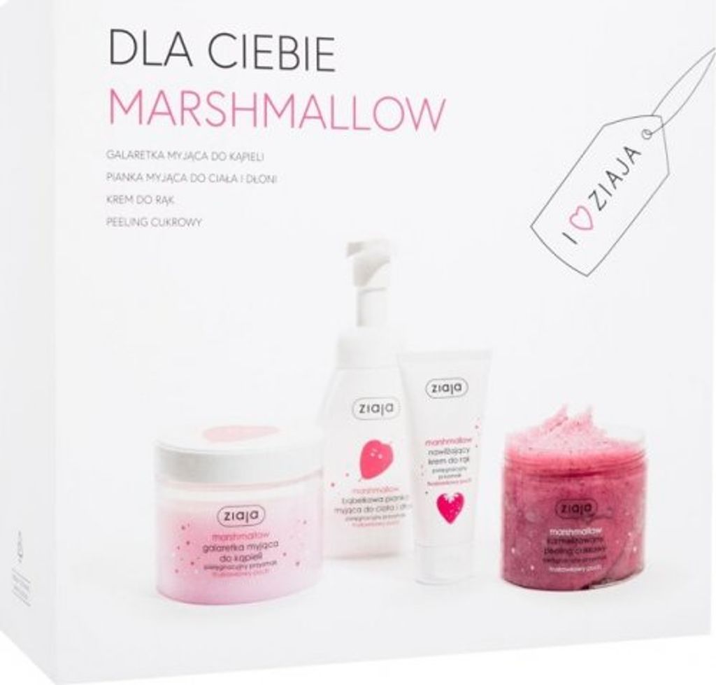 Ziaja, Vianočná súprava Marshmallow: Peeling 300 ml + Pena Obrázok produktu 