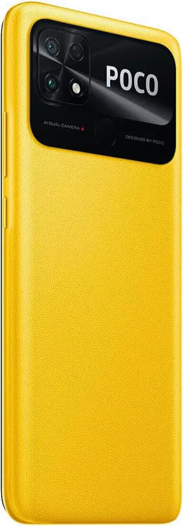 Téléphone Mobile POCO C40 Android Écran Géant 6,71" Jaune 32Go Version EU