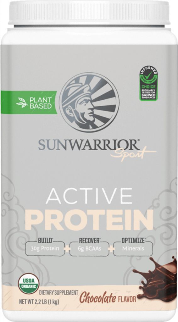 Sunwarrior Active Protein Organic (1000g) Chocolate - Eiweiße - Veganes Eiweiß