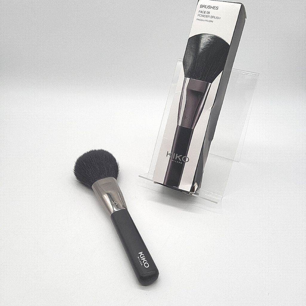 KIKO Milano Face 09 Powder Brush Kompakter Pinsel Naturborsten Für Eyes Make Up