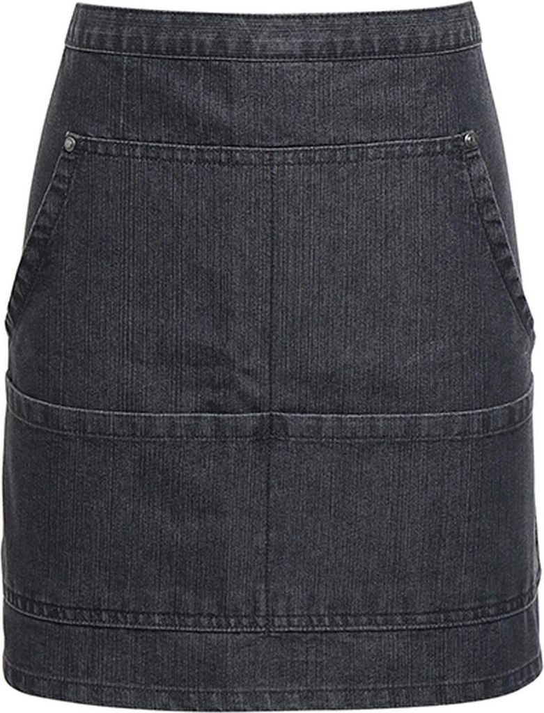 Premier Workwear PR125 | Jeans Stitch Denim Waist Apron - 79 x 39,5 cm - Farbe: Black Denim (ca. Pantone 433) - Größe: 79 x 39,5 cm