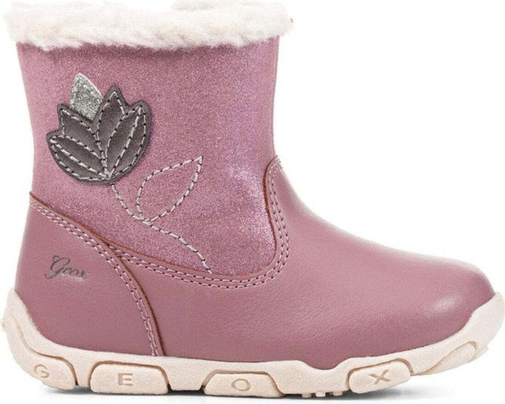 Geox Baby-Mädchen B BALU Girl A Ankle Boot, DK Rose, 23 EU
