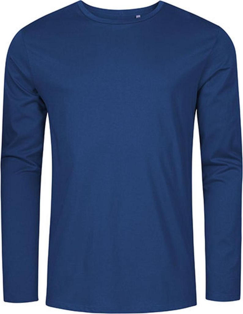 X.O Rundhals Langarmshirt Herren, Französisch-Marineblau, S