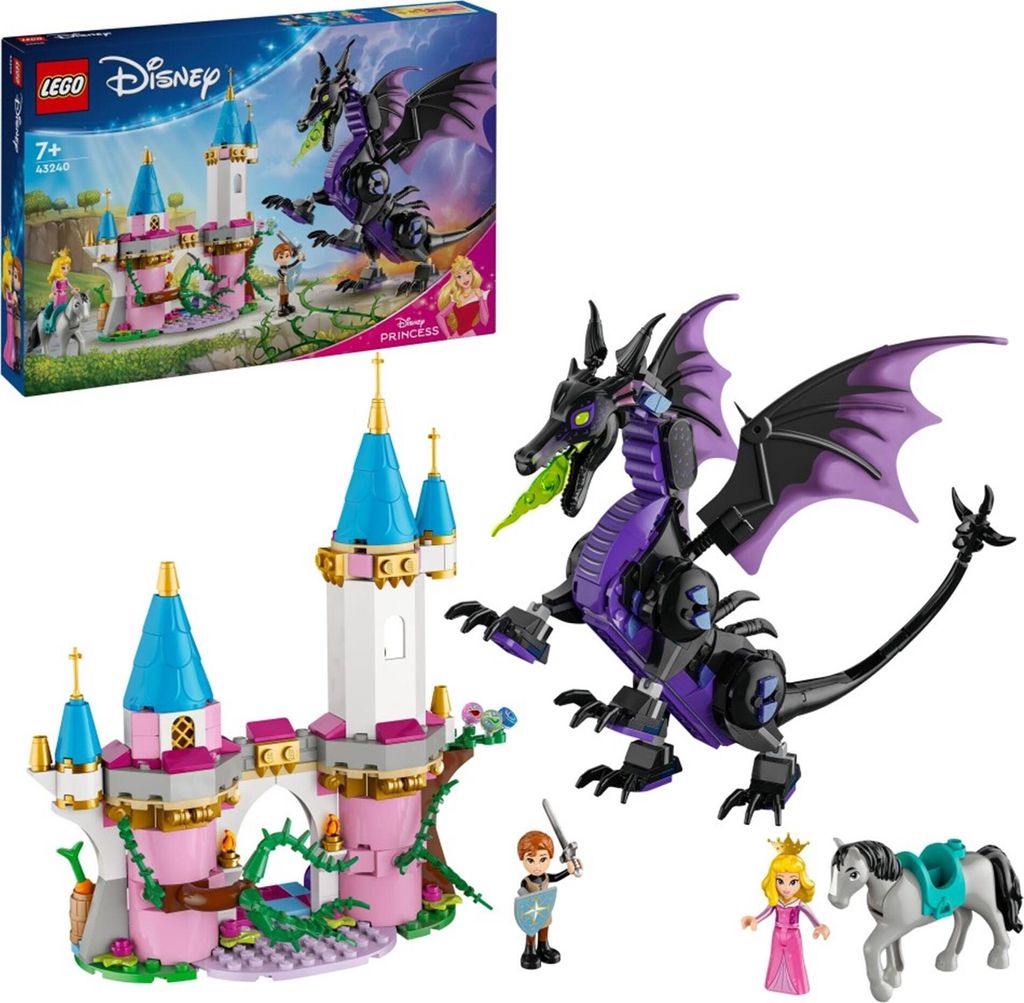 LEGO ǀ Disney Princess Malefiz als Drache, Fantasy-Spielset Produktbild 
