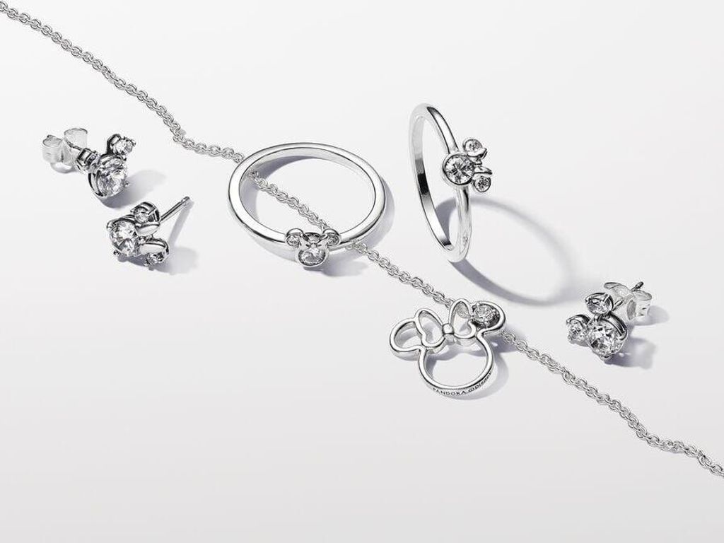 Pandora Disney 293219C01 Ohrringe Micky & Minnie Maus Produktbild 4