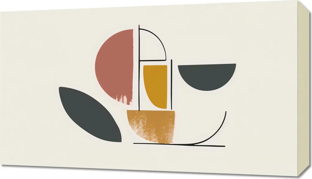 Tableau Sphère de couleurs 70x40 cm - Impression HD et Toile Premium