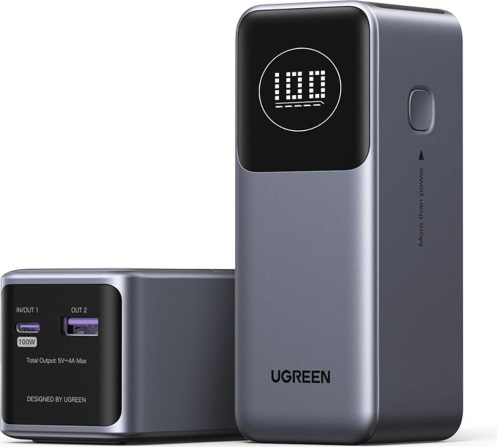 UGREEN PB724 Powerbank 12.000 mAh 100 W mit digitalem Produktbild 