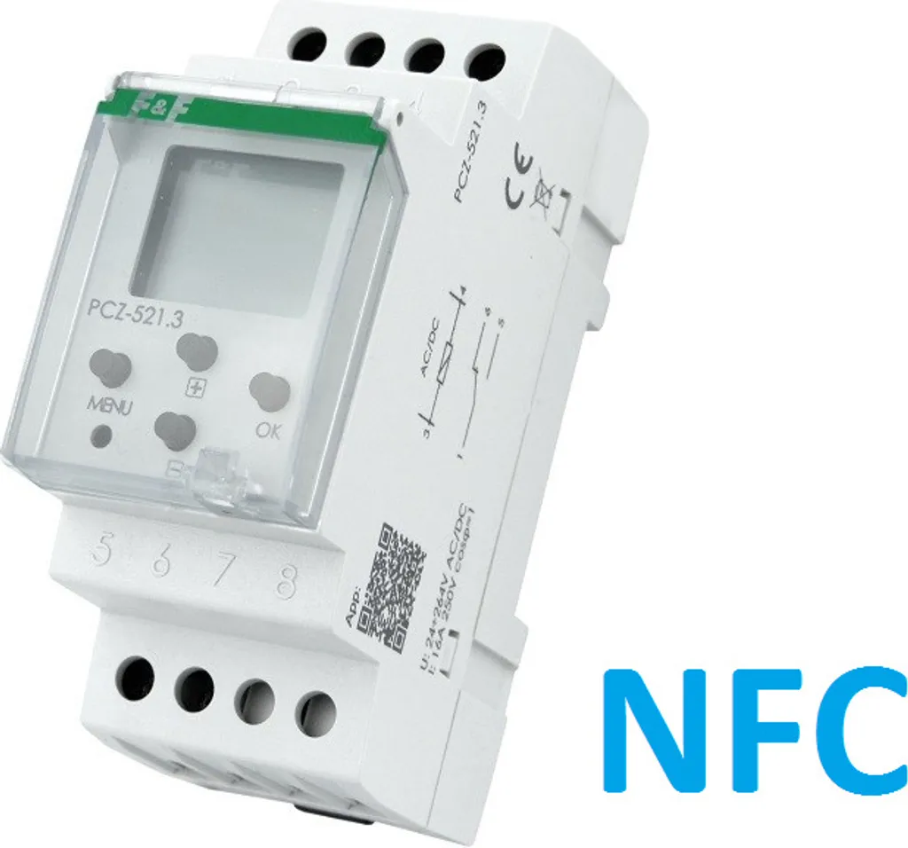Horloge programmable NFC PCZ-521.3 : finies les erreurs de réglage manuel