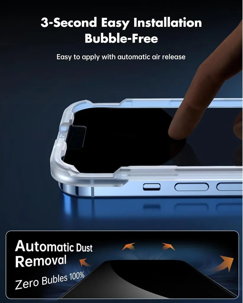 Stop aux Regards Indiscrets sur iPhone 13 Pro - Verre Trempé 2 Pack