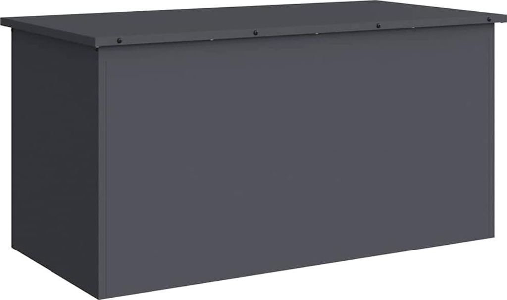 vidaXL Außenlagerbox Anthrazit 100 x 50,5 x 50 cm Stahl
