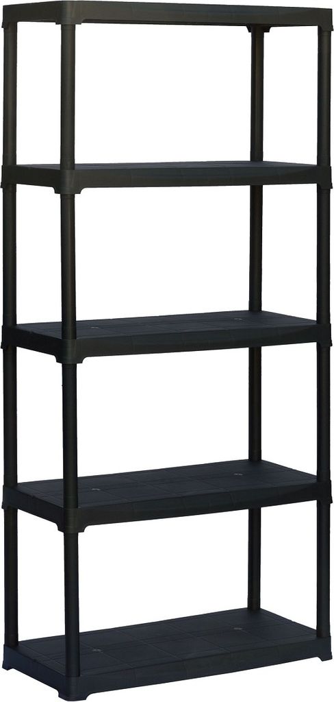 PVC regál 80x40x176 5x30 kg černý Obrázek produktu 