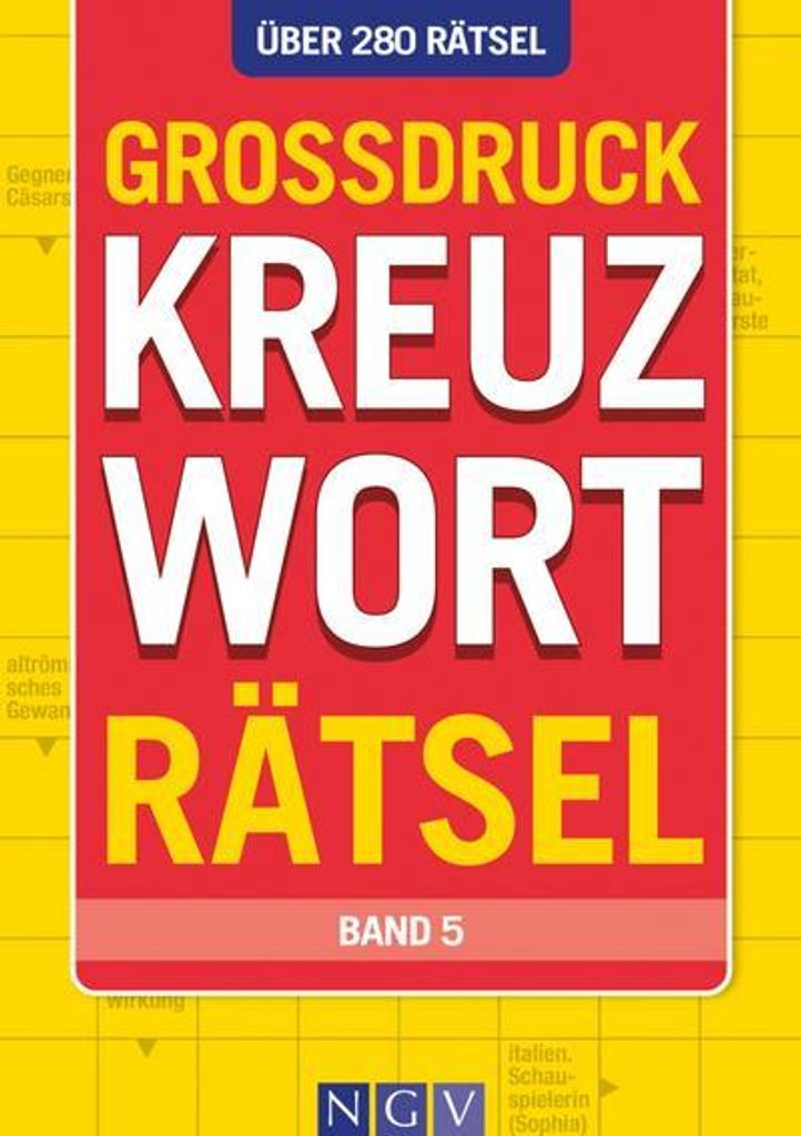 Großdruck Kreuzworträtsel - Band 5 - Über 280 Rätsel in Immagine del prodotto 