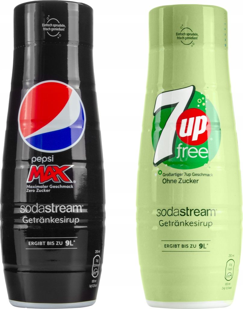 Sirupy pre Sodastream Pepsi Max a 7UP Zero Obrázok produktu 