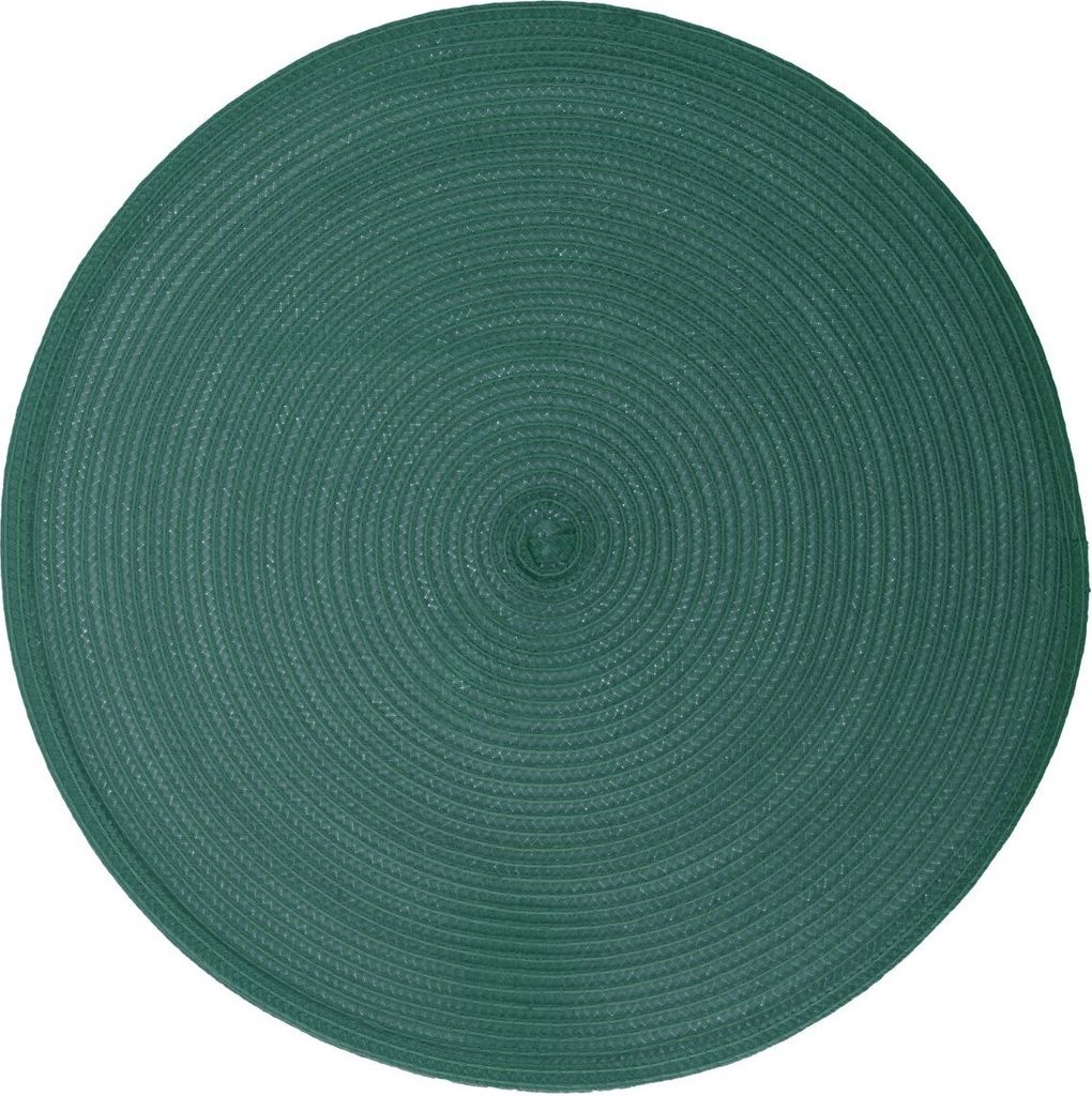 Set de table tressé, 38 cm, vert émeraude - SG Secret de Image du produit 