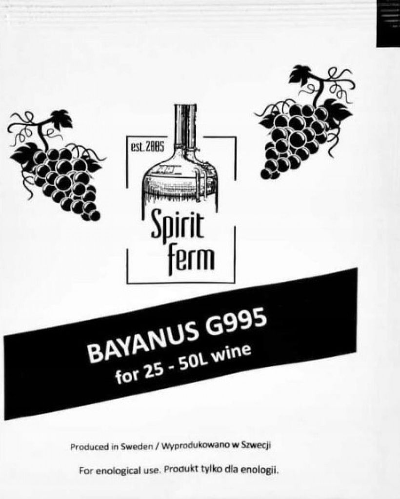Weinhefe 10g - Universel Bayanus G995, Wein Hefe, Hefe für Produktbild 